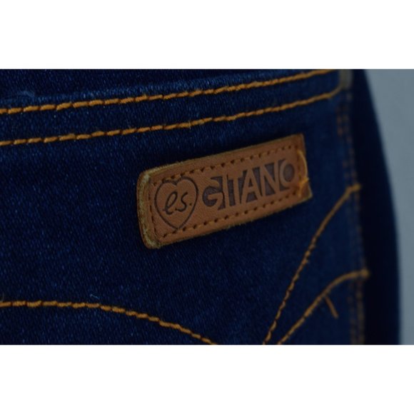 Vintage 90s Gitano Dark Wash stretch jeans size 12 regular | 28 waist - Picture 8 of 10